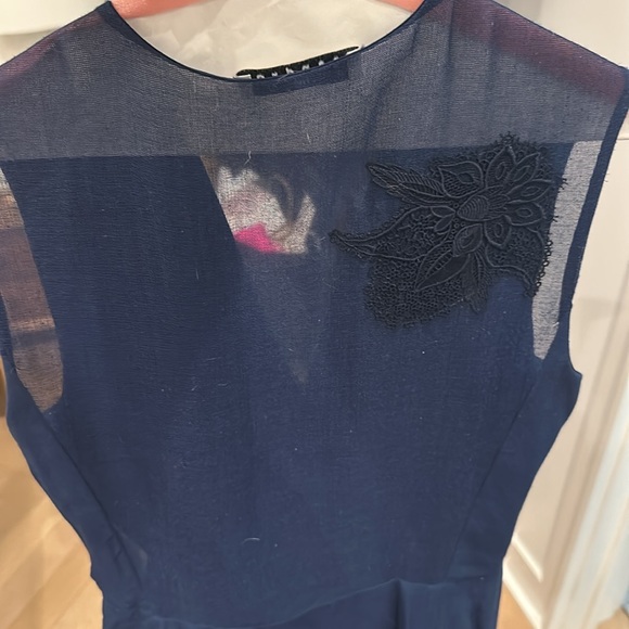 Navy blue Sandro dress - Picture 4 of 4